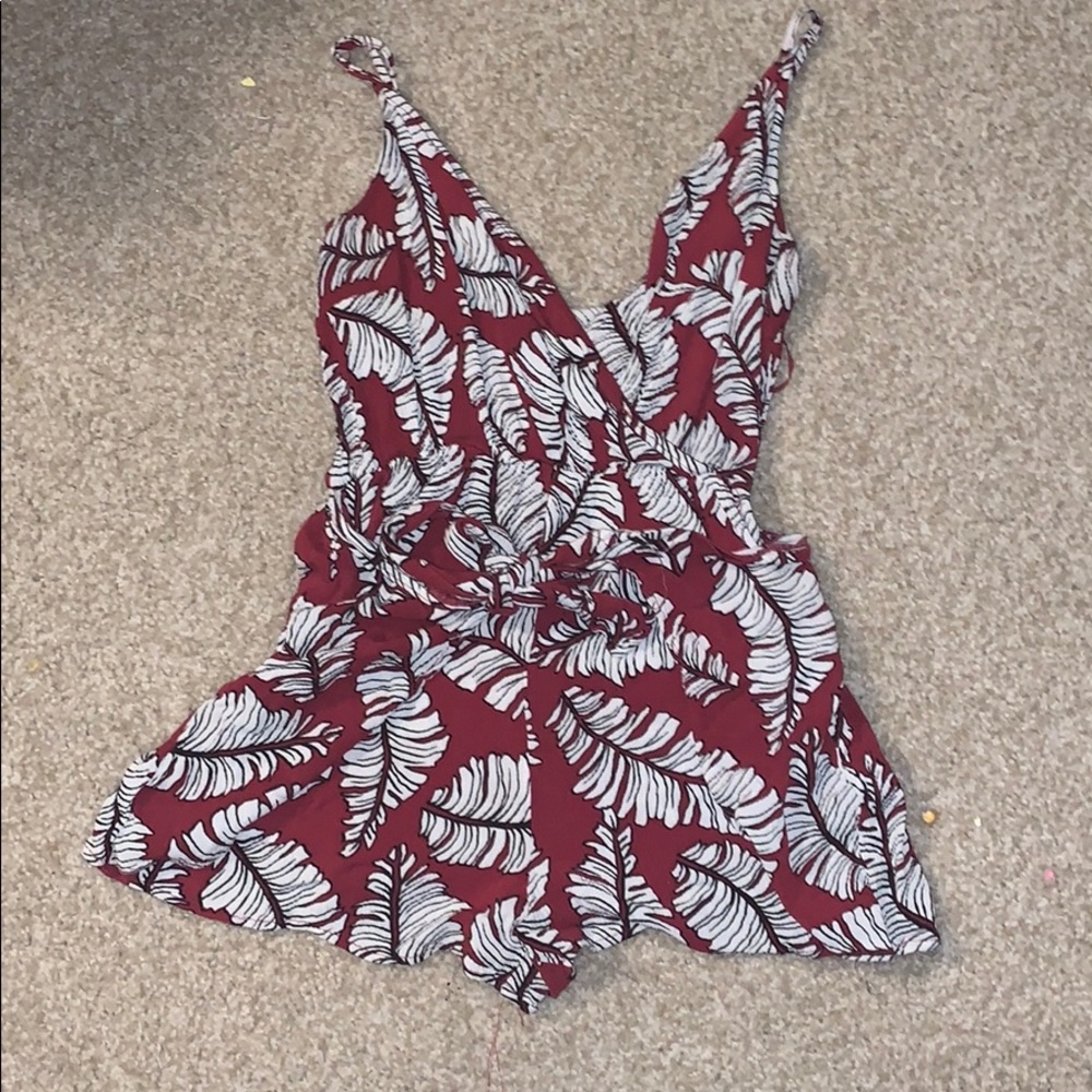 LOWBALLS ACCEPTED tropical romper